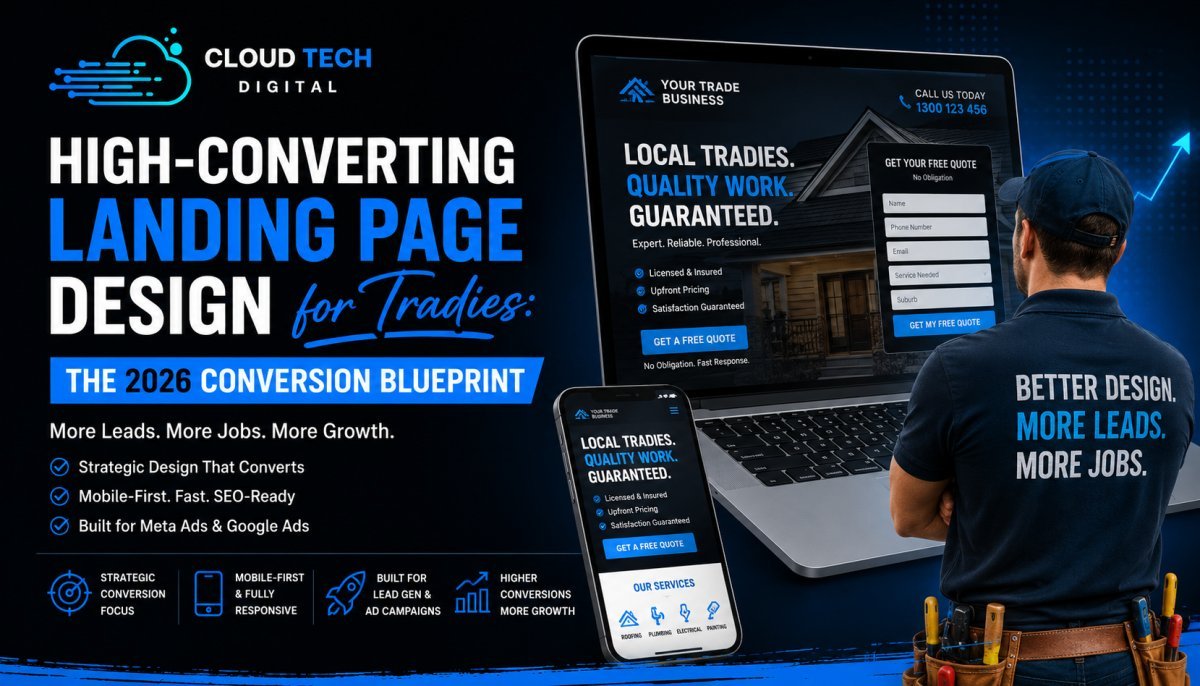 High-Converting Landing Page Design for Tradies: The 2026 Conversion Blueprint